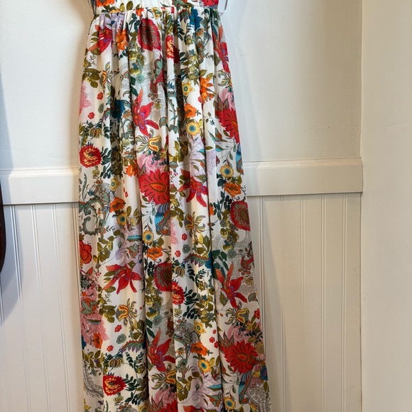 NWT! Lulus Lilja Cream Floral Print Maxi Dress Size XS - Picture 5 of 16